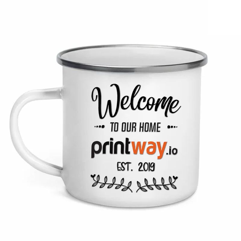 Personalized Enamel Mug