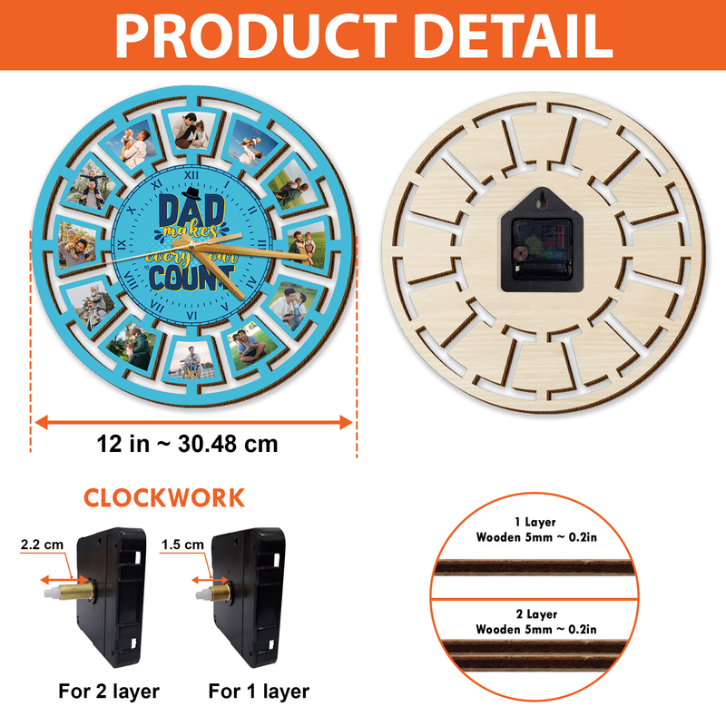 Personalized Wall Clock