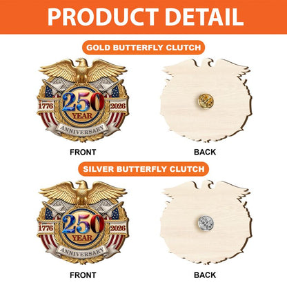 Personalized Wooden Lapel Pin